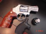 Smith & Wesson 686-6 +, engraved & polished by Flannery Engraving, 2 1/2",357, Rosewood grips, 1 work of art !! - 10 of 15