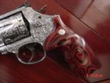 Smith & Wesson 686-6 +, engraved & polished by Flannery Engraving, 2 1/2",357, Rosewood grips, 1 work of art !! - 3 of 15