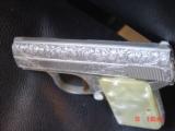 Browning Baby Renaissance,25ACP,deep factory engraved, Pearlite grips,made in the 1960's,awesome engraving & quite rare now - 15 of 15