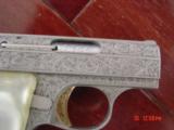 Browning Baby Renaissance,25ACP,deep factory engraved, Pearlite grips,made in the 1960's,awesome engraving & quite rare now - 2 of 15