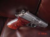 Walther /Interarms 380,hand engraved by Flannery Engraving,polished,Rosewood grips,box,manual,certificate,a work of art !! - 11 of 15