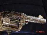 Colt Sheriffs SAA,late Weldone Bledsoe hand engraved,24K plated,real ivory,3",45LC,1979,pres case etc,a true masterpiece & very rare !! - 10 of 15