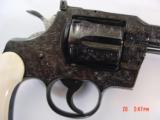 Colt Trooper 1967,Master engraved & re-blued by G.Sherwood,real ivory,357 mag,4",1 of a kind masterpiece !! - 2 of 15