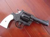 Colt Trooper 1967,Master engraved & re-blued by G.Sherwood,real ivory,357 mag,4",1 of a kind masterpiece !! - 1 of 15
