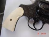 Colt Trooper 1967,Master engraved & re-blued by G.Sherwood,real ivory,357 mag,4",1 of a kind masterpiece !! - 7 of 15