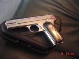 Colt 1903 with genuine Ox Horn grips, 32 ACP,fully refinished in bright nickel,grip safety,hammerless,, made circa 1918. 99 years old & a showpiece !! - 9 of 15
