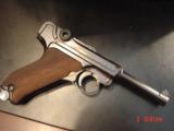 Luger Mannlicher 9mm,matching #s except magazine,possible refinished,pres. case, 1936,checkered wood grips.a showpiece !! - 13 of 15