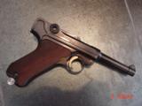 Luger Mannlicher 9mm,matching #s except magazine,possible refinished,pres. case, 1936,checkered wood grips.a showpiece !! - 15 of 15