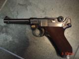 Luger Mannlicher 9mm,matching #s except magazine,possible refinished,pres. case, 1936,checkered wood grips.a showpiece !! - 14 of 15