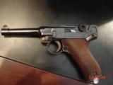 Luger Mannlicher 9mm,matching #s except magazine,possible refinished,pres. case, 1936,checkered wood grips.a showpiece !! - 12 of 15