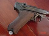 Luger Mannlicher 9mm,matching #s except magazine,possible refinished,pres. case, 1936,checkered wood grips.a showpiece !! - 7 of 15