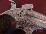 Bond Arms 410/45LC,fully hand engraved & polished by Flannery Engraving,2 shot Derringer, a work of art hand cannon,with certificate,box,& papers.!!! - 3 of 15