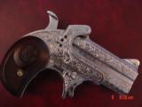 Bond Arms 410/45LC,fully hand engraved & polished by Flannery Engraving,2 shot Derringer, a work of art hand cannon,with certificate,box,& papers.!!! - 1 of 15