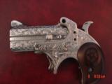 Bond Arms 410/45LC,fully hand engraved & polished by Flannery Engraving,2 shot Derringer, a work of art hand cannon,with certificate,box,& papers.!!! - 13 of 15