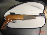 Anschutz Exemplar 10" 22 LR, Bo-Mar rear site & large hooded front site, full wood stock,5 shot bolt action,super accurate-very clean ! - 4 of 15