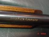 Anschutz Exemplar 10" 22 LR, Bo-Mar rear site & large hooded front site, full wood stock,5 shot bolt action,super accurate-very clean ! - 13 of 15