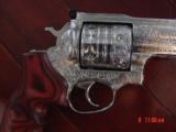 Ruger Alaskan 2 1/2",454 Casull,fully engraved by Flannery Engraving,custom Rosewood grips,awesome 1 of a kind hand cannon - 4 of 15