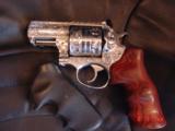 Ruger Alaskan 2 1/2",454 Casull,fully engraved by Flannery Engraving,custom Rosewood grips,awesome 1 of a kind hand cannon - 2 of 15