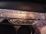 Colt 1903,32ACP, hammerless,1920,master engraved by S.Leis & refinished bright nickel,bonded ivory grips,awesome work of art ! 97 years old !! - 10 of 15