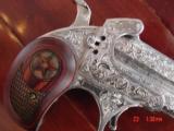 Bond Arms Cowboy Derringer 410/45LC,fully engraved by Flannery Engraving,& polished,awesome pocket hand cannon-a work of art !! - 15 of 15