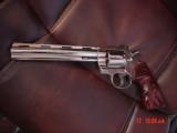 Colt Python 8" bright nickel 1980, custom Rosewood grips & original grips, 37 years old, looks great,357 Magnum,heavy vented rib,smooth action
- 11 of 15