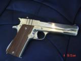 Colt Argentine Army 45,made around 1950,24k plated,lanyard loop,wood grips,nice fitted case,a real showpiece - 12 of 15