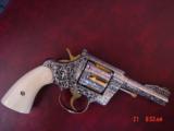 Colt Army Special,38,4",KING sites & hammer,1913,master engraved by the late R.Valade,24k accents real ivory grips.1 of a kind masterpiece ! awes - 6 of 15