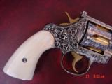 Colt Army Special,38,4",KING sites & hammer,1913,master engraved by the late R.Valade,24k accents real ivory grips.1 of a kind masterpiece ! awes - 7 of 15