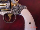 Colt Army Special,38,4",KING sites & hammer,1913,master engraved by the late R.Valade,24k accents real ivory grips.1 of a kind masterpiece ! awes - 2 of 15