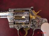 Colt Army Special,38,4",KING sites & hammer,1913,master engraved by the late R.Valade,24k accents real ivory grips.1 of a kind masterpiece ! awes - 3 of 15