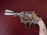 Colt Army Special,38,4",KING sites & hammer,1913,master engraved by the late R.Valade,24k accents real ivory grips.1 of a kind masterpiece ! awes - 1 of 15