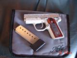 Kimber Solo Carry STS 9mm,fully engraved by Flannery,2 mags,Rosewood grips,17.2 OZ.,box & manual,1 of a kind showpiece !! - 12 of 15