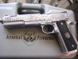 Arsenal Firearms Dueller Prismatic,double barrel 45,fully engraved & polished by Flannery Engraving,16 shots,1 of a kind masterpiece & super rare- !!! - 15 of 15