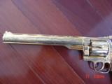 Dan Wesson 24K plated,factory engraved,#110 of 750,44 mag,2nd Amendment,awesome work of art !! - 14 of 15