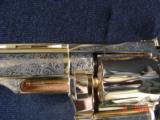 Dan Wesson 24K plated,factory engraved,#110 of 750,44 mag,2nd Amendment,awesome work of art !! - 2 of 15