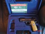 Colt
Government Model MKIV Series
US NAVY Commemorative,high gloss gold & blue,bamboo style grips,engraved #34,box & manual,awesome showpiece,& rare - 1 of 15