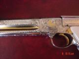 Colt Woodsman Match Target,master engraved by Brian Mears,nickel with 24K accents,real ivory grips,1957,22LR,6",awesome work of art.60 years old
- 7 of 15