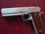 Coonan Arms 357 magnum, model "B" 5", fully engraved by Flannery Engraving, wood grips, 1982, box,manual etc. awesome rare 1 of a kind
- 4 of 15