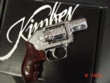 Kimber K6S revolver,fully hand engraved & polished by Flannery Engraving,357 magnum,2",Rosewood grips,never fired,awesome showpiece,with certific - 10 of 12