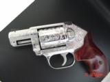 Kimber K6S revolver,fully hand engraved & polished by Flannery Engraving,357 magnum,2",Rosewood grips,never fired,awesome showpiece,with certific - 1 of 12