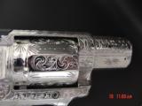 Kimber K6S revolver,fully hand engraved & polished by Flannery Engraving,357 magnum,2",Rosewood grips,never fired,awesome showpiece,with certific - 8 of 12