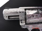 Kimber K6S revolver,fully hand engraved & polished by Flannery Engraving,357 magnum,2",Rosewood grips,never fired,awesome showpiece,with certific - 4 of 12