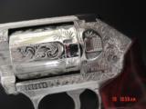 Kimber K6S revolver,fully hand engraved & polished by Flannery Engraving,357 magnum,2",Rosewood grips,never fired,awesome showpiece,with certific - 3 of 12