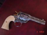 Colt Bisley 1906, 32WCF,4.75", Cattelbrand engraved & polished by Clint Finley,24k accents,real ivory grips,nicer than photos-awesome 1 of a kind - 1 of 15