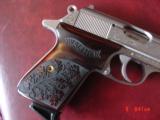 Walther PPK/S, 1 of 400 Premier,380,Engraved with Gold eagle,Rosewood engraved grips,2 mags,awesome showpiece !! - 7 of 14