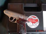 Walther PPK/S, 1 of 400 Premier,380,Engraved with Gold eagle,Rosewood engraved grips,2 mags,awesome showpiece !! - 9 of 14