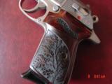 Walther PPK/S, 1 of 400 Premier,380,Engraved with Gold eagle,Rosewood engraved grips,2 mags,awesome showpiece !! - 5 of 14