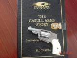 Casull Arms 22LR,mini palm revolver,1 7/8" double action,inside fitted Casull book,#88 of 900,hammerless,fold down trigger !! - 1 of 15