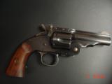 Navy Arms/Uberti
1875 Schofield 3 1/2",Hideout model,45LC, original box,nice wood grips, looks test fired only - 12 of 15