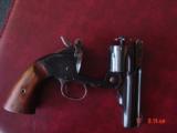 Navy Arms/Uberti
1875 Schofield 3 1/2",Hideout model,45LC, original box,nice wood grips, looks test fired only - 6 of 15